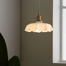 Vintage French Flower Pendant Light