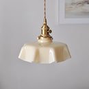 Vintage French Flower Pendant Light