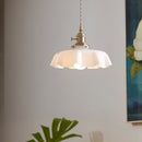 Vintage French Flower Pendant Light