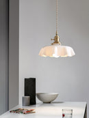 Vintage French Flower Pendant Light