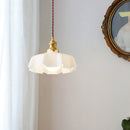 Vintage French Flower Pendant Light