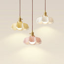 Vintage French Flower Pendant Light