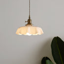 Vintage French Flower Pendant Light