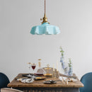 Vintage French Flower Pendant Light