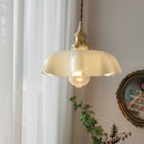 Vintage French Flower Pendant Light