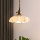 Vintage French Flower Pendant Light