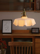 Vintage French Flower Pendant Light