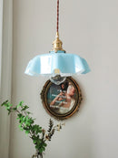 Vintage French Flower Pendant Light