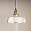 Vintage French Flower Pendant Light