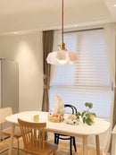 Vintage French Flower Pendant Light