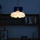 Vintage French Flower Pendant Light