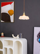 Vintage French Flower Pendant Light