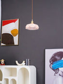 Vintage French Flower Pendant Light