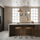 Geometric Shape Art Modern Chandelier LED Ceiling Light