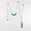 Geometric Shape Art Modern Chandelier LED Ceiling Light