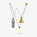 Geometric Shape Art Modern Chandelier LED Ceiling Light