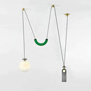 Geometric Shape Art Modern Chandelier LED Ceiling Light