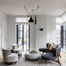 Geometric Shape Art Modern Chandelier LED Ceiling Light