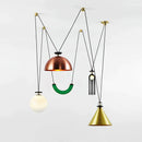 Geometric Shape Art Modern Chandelier LED Ceiling Light