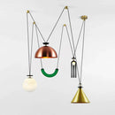 Geometric Shape Art Modern Chandelier LED Ceiling Light