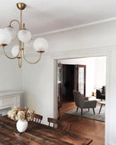 Mid Century Inspired Gooseneck Light Fixture