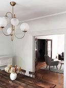 Mid Century Inspired Gooseneck Light Fixture