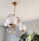 Mid Century Inspired Gooseneck Light Fixture