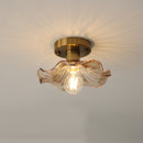 Verdant Glass Bloom Ceiling Light