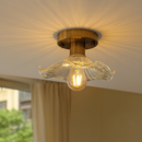 Verdant Glass Bloom Ceiling Light