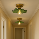 Verdant Glass Bloom Ceiling Light