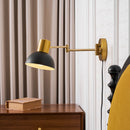 Metal Swing Arm Plug-In Wall Light