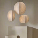 Panelled Linen Orb Pendant Light