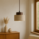 Mediterranean Cylinder Stone Pendant Light
