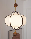 Decorative Lantern Fabric Pendant Light
