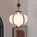 Decorative Lantern Fabric Pendant Light