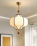 Decorative Lantern Fabric Pendant Light