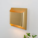 Industrial Style Brass Wall Sconce