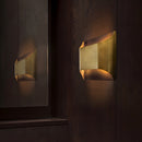Industrial Style Brass Wall Sconce