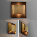 Industrial Style Brass Wall Sconce