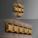 Industrial Style Brass Wall Sconce