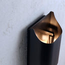 Industrial Style Brass Wall Sconce