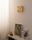 Industrial Style Brass Wall Sconce