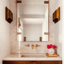 Industrial Style Brass Wall Sconce