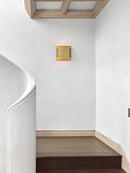 Industrial Style Brass Wall Sconce