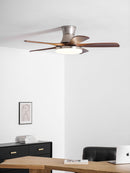 Splayed Wood Blade Fan Light