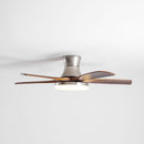 Splayed Wood Blade Fan Light