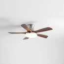 Splayed Wood Blade Fan Light