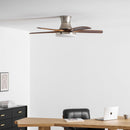 Splayed Wood Blade Fan Light