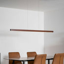 Lustre Pendente de Teto de Madeira Contemporânea