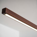 Lustre Pendente de Teto de Madeira Contemporânea